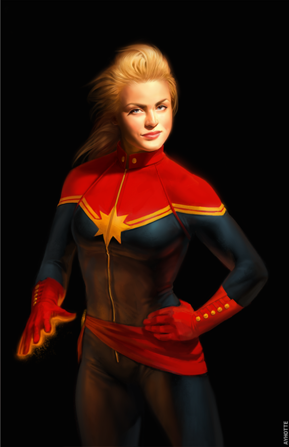 Captain Marvel by Ayhotte